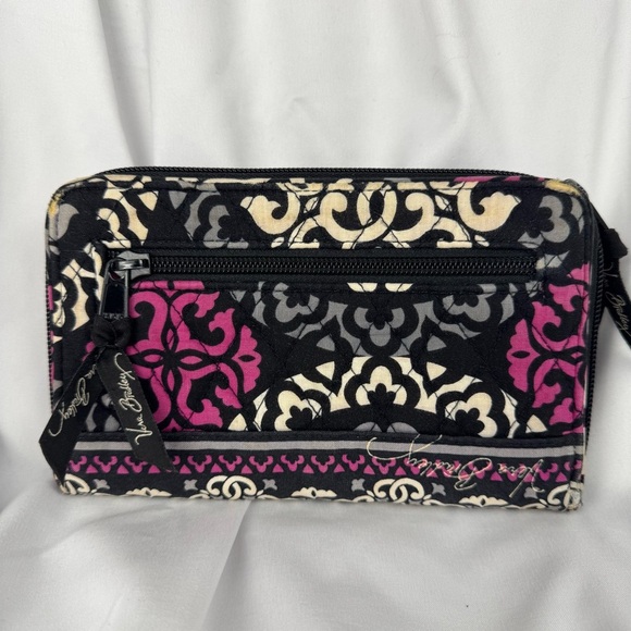 Vera Bradley Zip around Turn Lock Wallet - Northern Lights- Good Condition - Picture 4 of 16